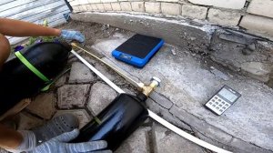 ЗАПРАВКА АЗОТОМ 5л баллона из 40л баллона