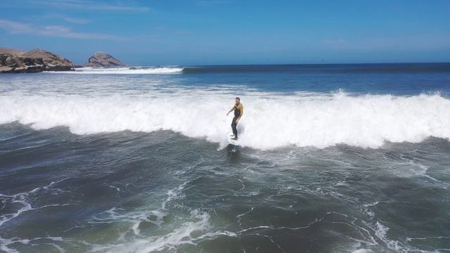 Surfing Chicama-Peru