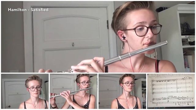 Hamilton - Satisfied | Flute Quartet and Piano arr. Josephine Connor смотреть онлайн