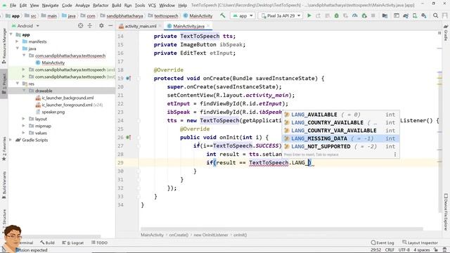 Text to Speech Tutorial in Android Studio смотреть онлайн