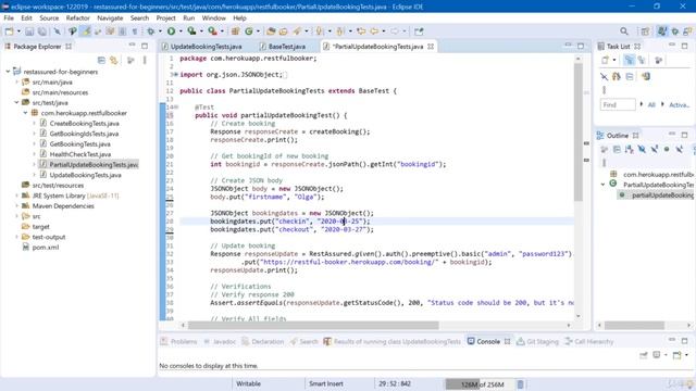 012 Automating PATCH request | REST Assured. API test automation for beginners смотреть онлайн