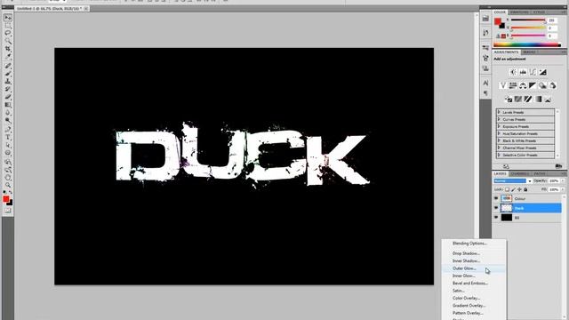 Photoshop CS5 Tutorial - 1 - Colour Overlay смотреть онлайн