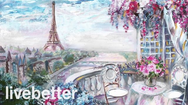 Кафе Париж романтическая французская романтическая традиционная инструментальная музыка, смотреть онлайн