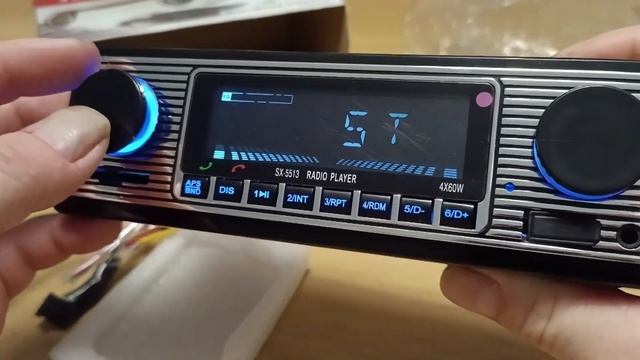 Classic Retro Radio MP3 Player AUX USB FM - Unboxing смотреть онлайн