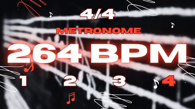 264 BPM - 4/4 Metronome смотреть онлайн