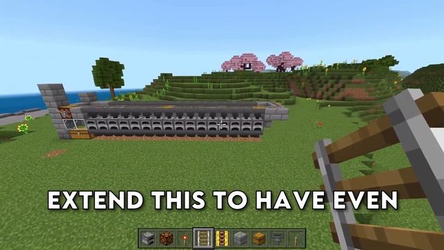 The BEST Minecraft Super Smelter! Minecraft Bedrock 1.20 смотреть онлайн