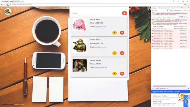 31. Tutorial Firebase - Preparando el modal de edición de contacto con Firebase смотреть онлайн