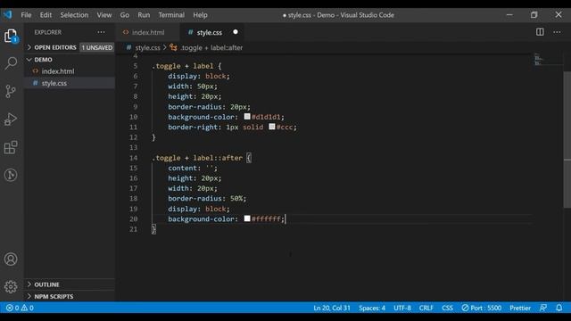 Create Custom Toggle Switch - HTML & CSS Tutorial | stacktales смотреть онлайн