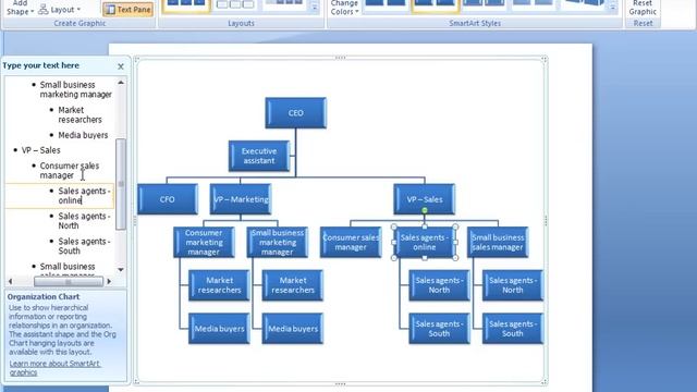 PowerPoint 2007 Demo: Add a shape to your SmartArt graphic смотреть онлайн