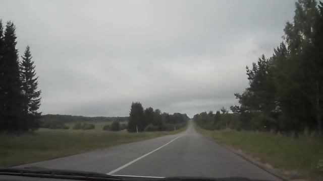 Трасса Киров-Пермь. После поворота на Афанасьево.avi смотреть онлайн