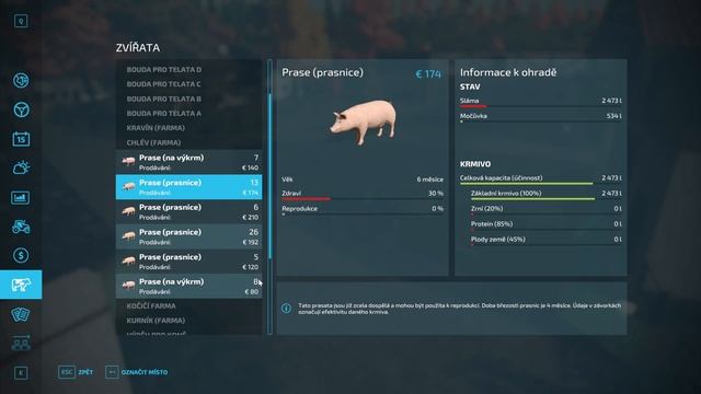 PÉČE O PRASÁTKA Hof Bergmann #44 Farming simulátor Let's Play CZ/SK смотреть онлайн
