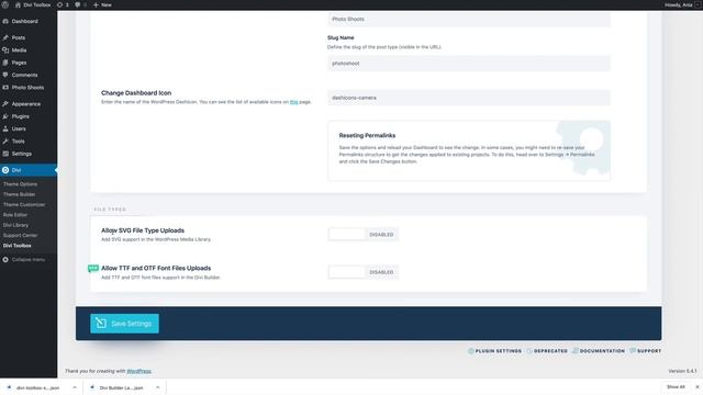 Upload SVG, TTF and OTF Files ~ Divi Toolbox ⚙️? смотреть онлайн