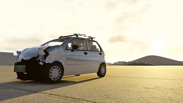 Daewoo Matiz VS Vaz2106 ? 60 KM/H ? BeamNG.Drive CRASH Test