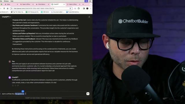Live Tutorial: Mastering the NEW AI FEATURE - Automatic Chat History with Ryan Baggott смотреть онлайн