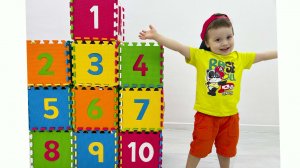 Обучающее видео Учимся считать от 1 до 10 Брозаврики и Синий трактор учат числа