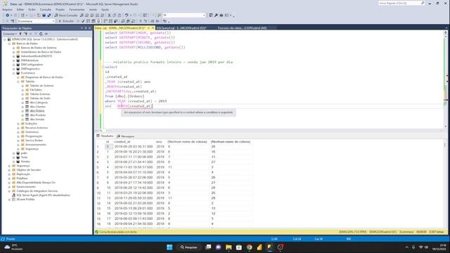 Formato De Data Avançado Em Sql (Datepart) - Relatório Prático - Banco de Dados - SQL Tutorial смотреть онлайн