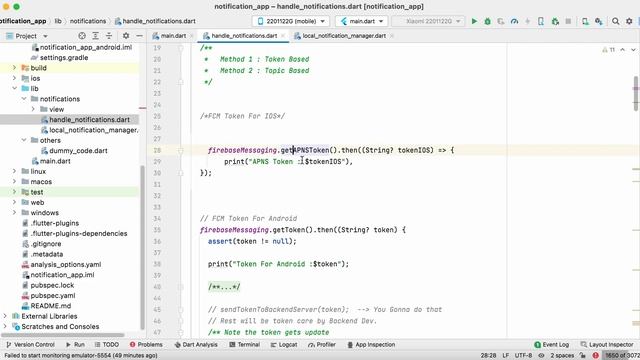 Flutter Push Notification Tutorial | Part 4 | Use Token or Topic For Notification смотреть онлайн