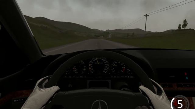 Assetto Corsa Mercedes Benz S70 AMG W140 смотреть онлайн