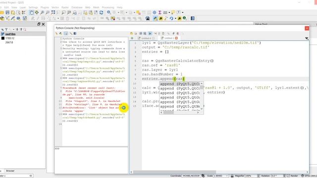 QGIS Python (PyQGIS) - Raster Calculator in a Python Script смотреть онлайн