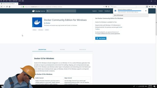 DMBG #3: Download and install docker for windows. смотреть онлайн