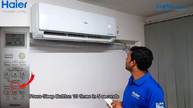 Haier AC Remote full functions, latest Haier inverter AC remote demonstration Bangla смотреть онлайн