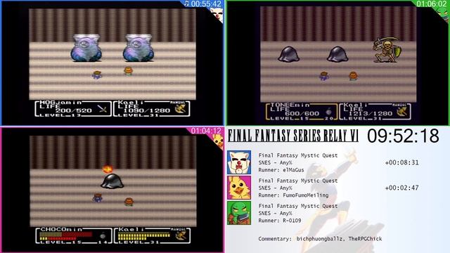 Final Fantasy Series Relay Race VI - Final Fantasy Mystic Quest смотреть онлайн