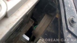 Замена лампы дальнего света на Хёндай i30