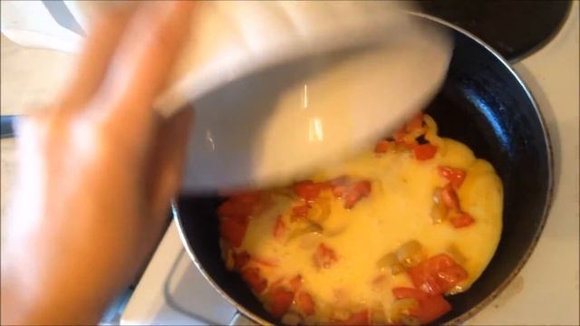 Простой рецепт омлета в лаваше / очень вкусный ролл ( на завтрак)