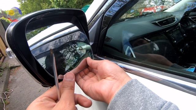 How to remove wing | side mirror cover cap on your Nissan X-trail_T32? смотреть онлайн
