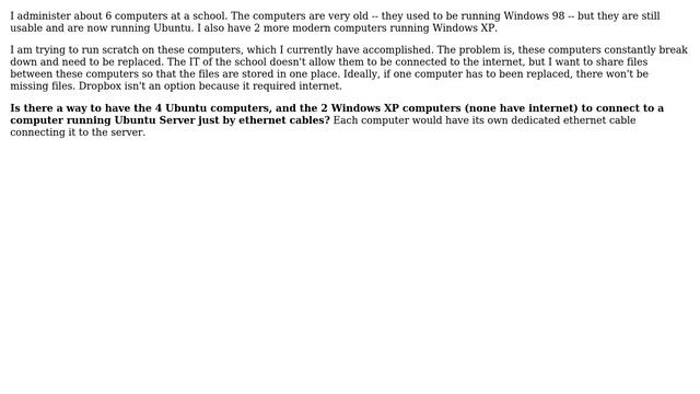 Ubuntu: Connecting to an Ubuntu Server using Ethernet cables but no internet connection смотреть онлайн