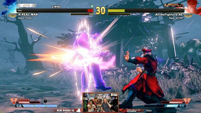 MAX & STEVE VS. THE WORLD: Mash The Super! Street Fighter 5 Online Matches смотреть онлайн