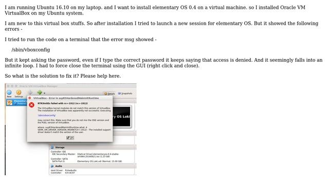 Ubuntu: Issues with Oracle VM VirtualBox смотреть онлайн