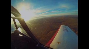 Первый, самостоятельный полёт на ЯК-52.