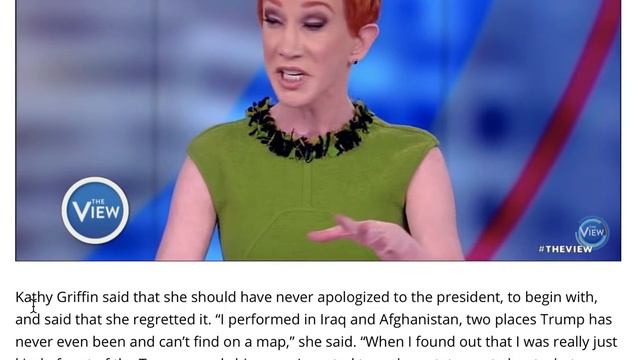 WATCH! KATHY GRIFFIN BASHES TRUMP & HIS KIDS ON "THE VIEW" AND MAKES A FOOL OF HERSELF IN THE PROC смотреть онлайн