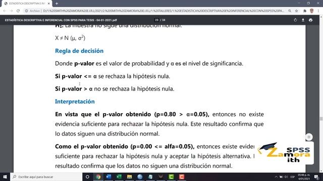 Prueba de NORMALIDAD en SPSS con Shapiro-Wilk y Kolmovorov-Smirnov смотреть онлайн