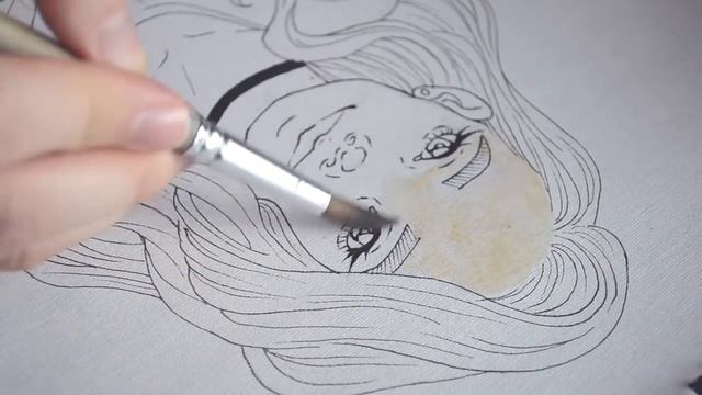 КАК СМЕШАТЬ ЦВЕТ КОЖИ? АКВАРЕЛЬ! //Антонина Flimp смотреть онлайн