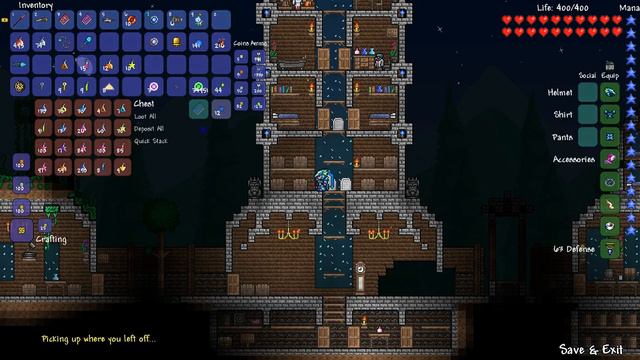 42. Let's Play Terraria: The Story of Red(Blue) Cloud - Destroyed смотреть онлайн