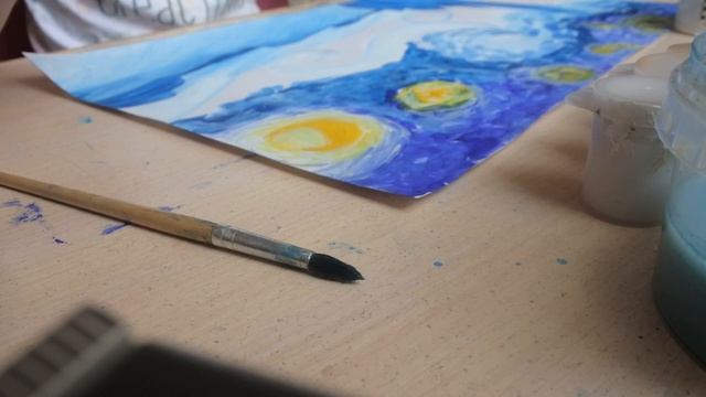 Я РИСУЮ КАРТИНУ ВАН ГОГА смотреть онлайн