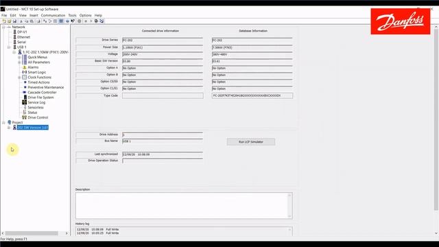 VLT® Drives: Converting old project files to newer versions using MCT 10 смотреть онлайн