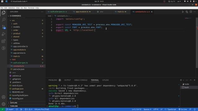 Nestjs e2e (End-2-end) testing смотреть онлайн
