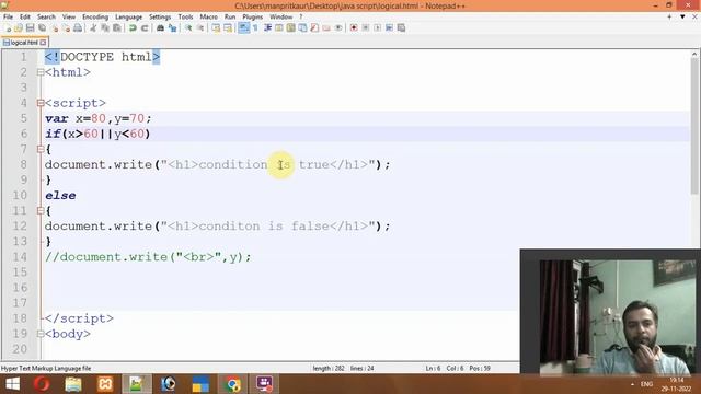 JavaScript Logical And, Logical Or, Logical Not Operator in JavaScript in Hindi Urdu смотреть онлайн