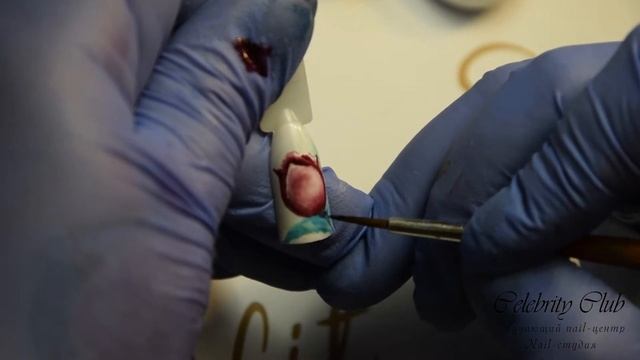 Флористика. Рисуем Тюльпан с преподавателем Олесей Кисилевой смотреть онлайн