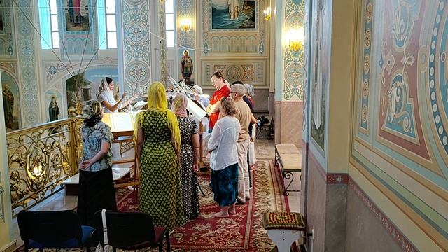 На хвалитех стихиры воскресны, глас 7-й и святых отцов, глас 6-й. Регент Екатерина Артюхова. смотреть онлайн