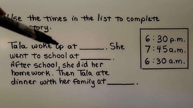 2nd Grade Math 7.11, A.M. and P.M. смотреть онлайн