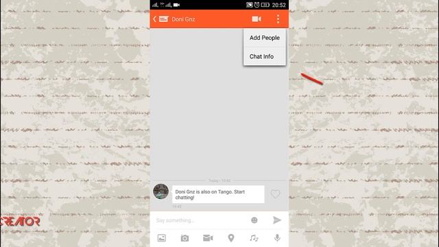 How to delete chat on Tango смотреть онлайн