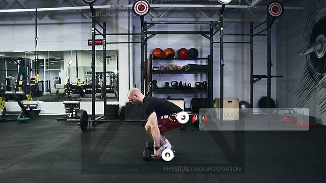 Dumbbells Deadlift (Становая с гантелями) смотреть онлайн