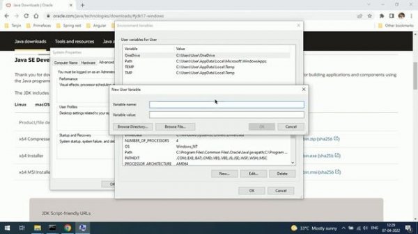 Set up Java home for JDK 17