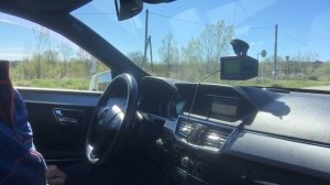 Замеряем динамику Мерседес W212 Е200 1.8 турбо, три замера