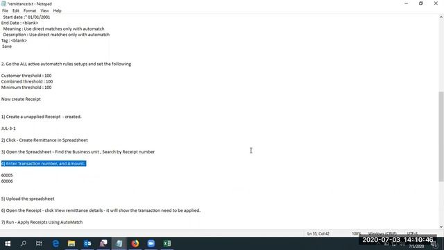 Oracle Fusion Receivable - Create Remittance in Spreadsheet смотреть онлайн