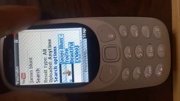 Nokia 3310 - Play Youtube Video on Opera Mini Browser